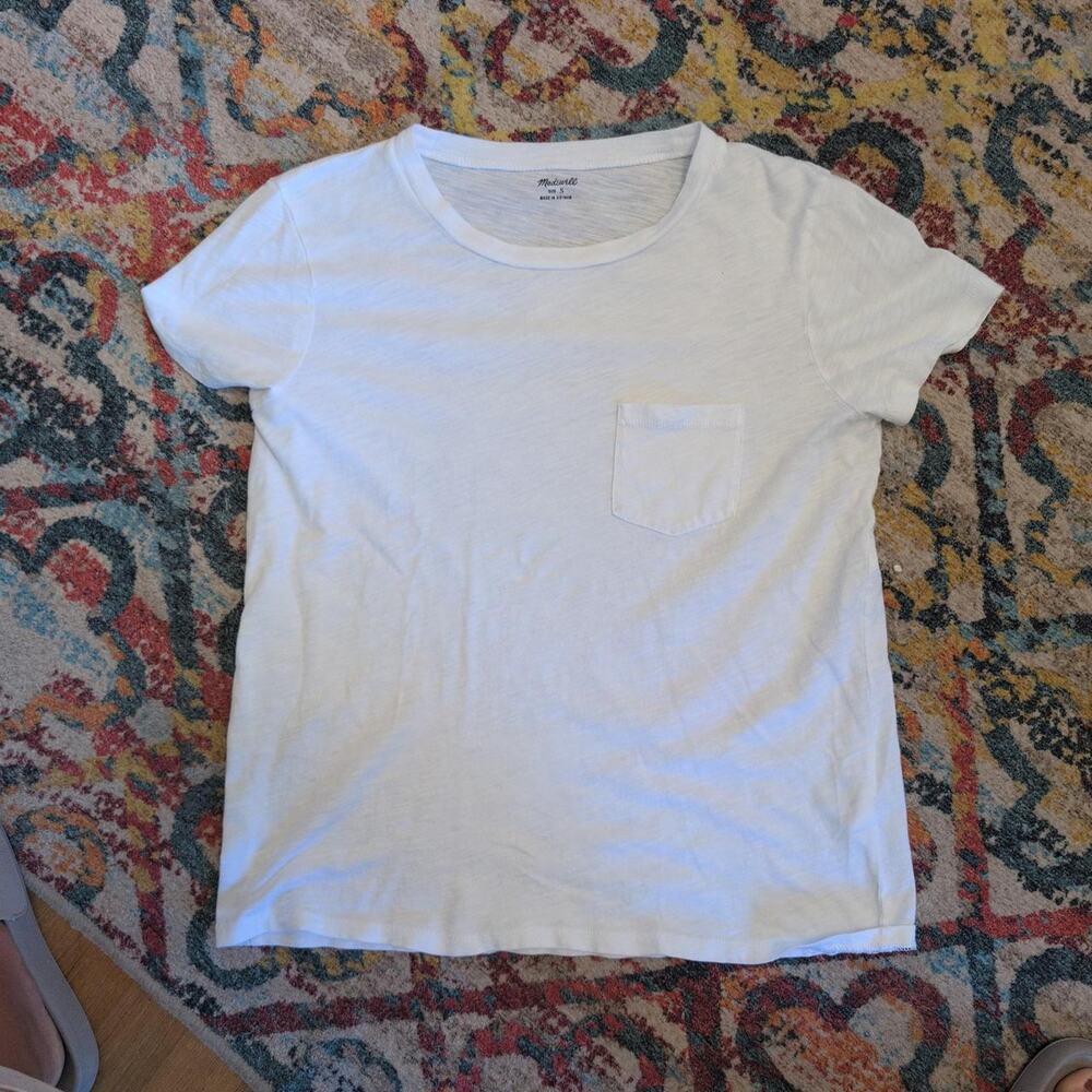 White madewell pocket tee minimalist